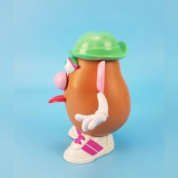 Playskool Mr. Mrs. Potato Head 10 Pc Set 7" Pink Purple Green VG - Picture 11 of 12